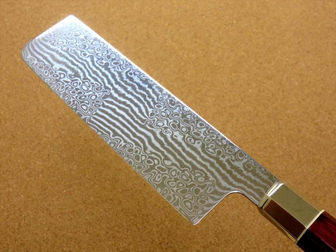 関の刃物 菜切り包丁 165mm 三昧 荒波 コアレス鋼 野菜切り 両刃包丁