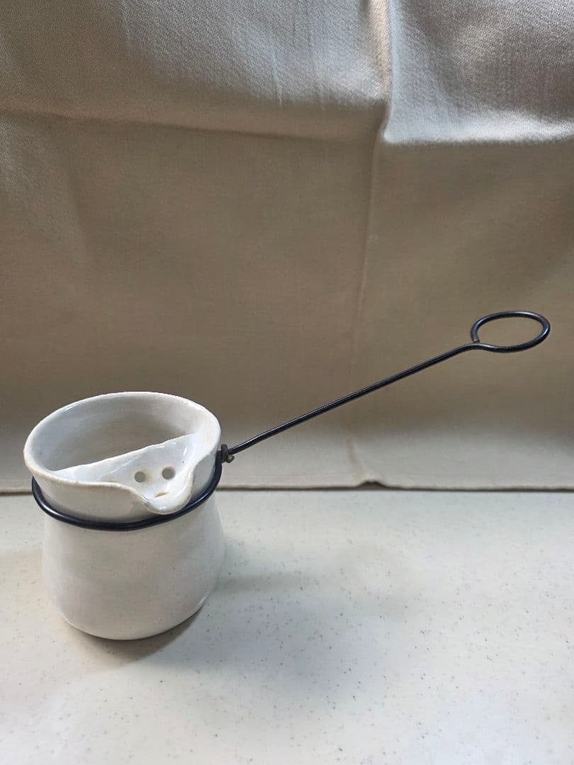 市川孝 煮茶器 手付き 茶器　■美品■