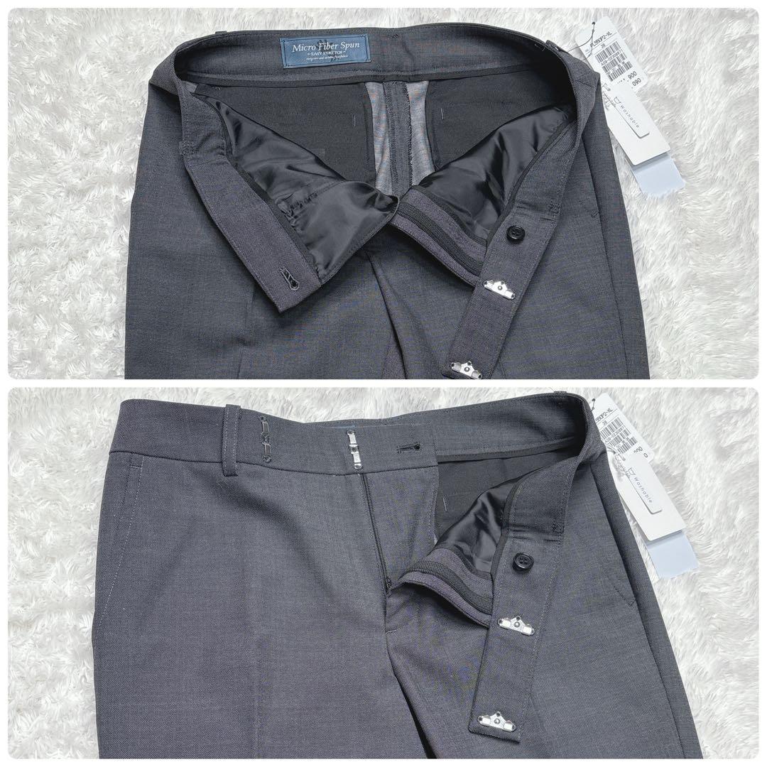 【新品】スーツスクエア パンツスーツ ウォッシャブル ピンチェック 38