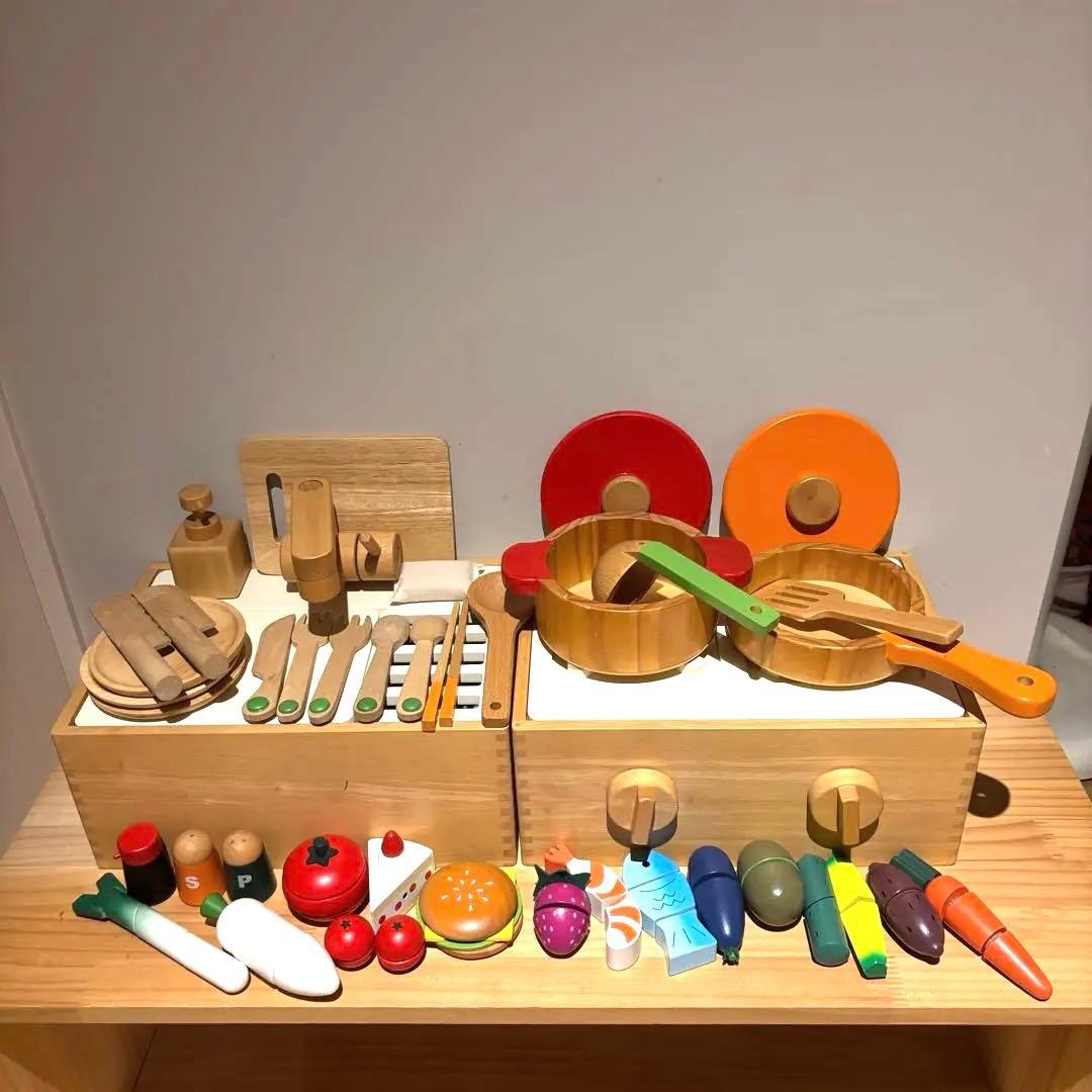 無印良品☆あそんでしまえる おままごとキッチンセット