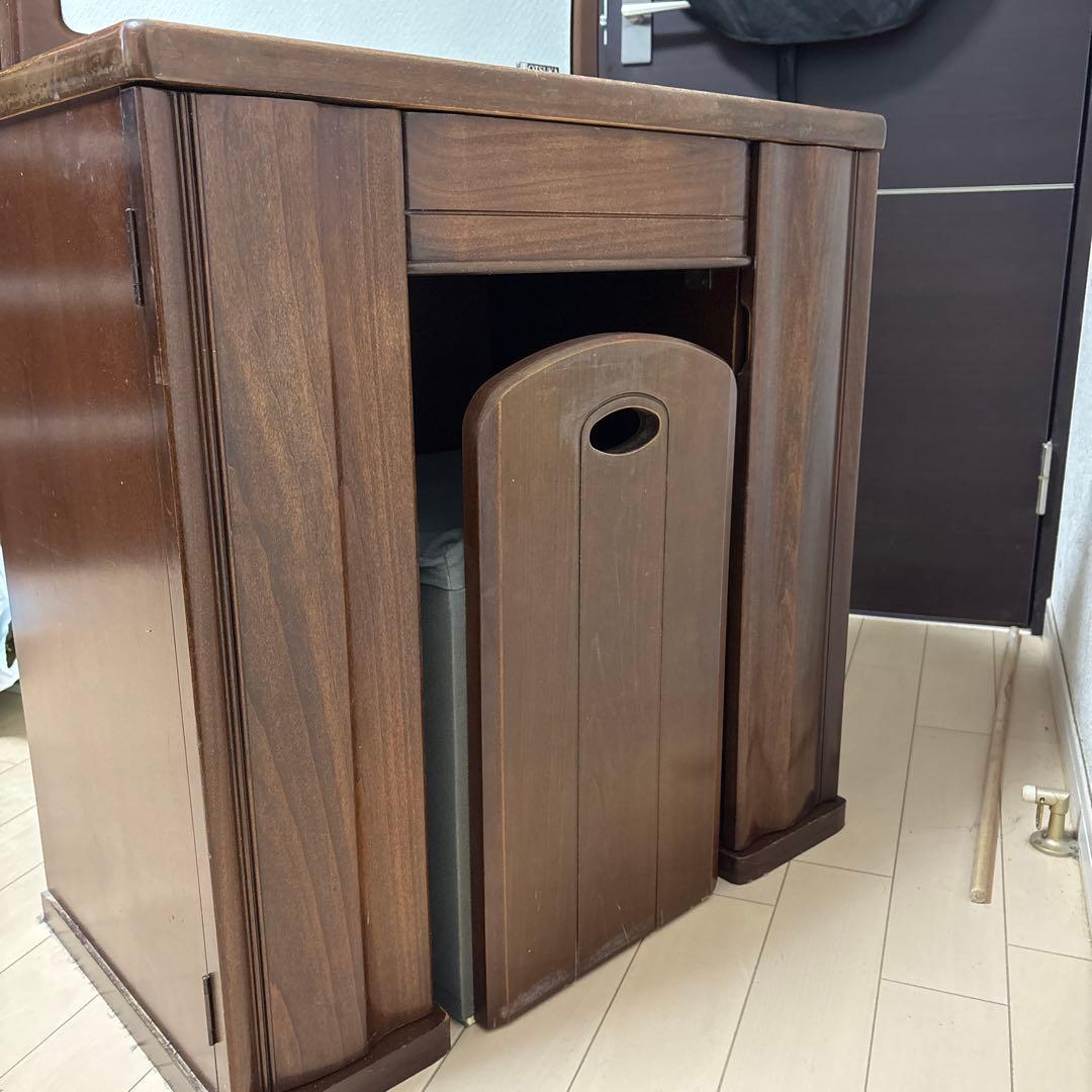 【直接引き渡し限定】大塚家具　ブラウン木製ドレッサー・鏡台