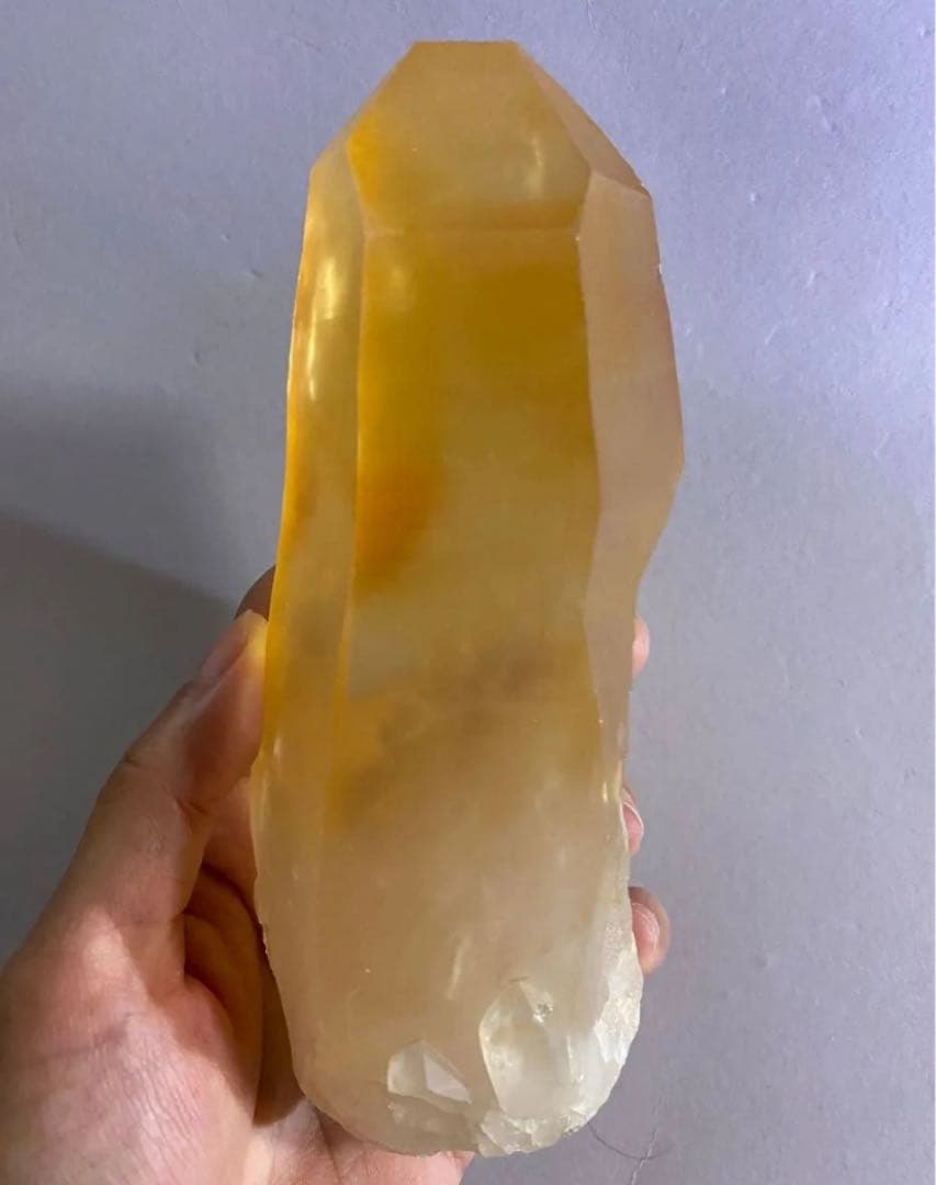 高品質　天然石　ゴールデンヒーラー　ビッグポイント　原石　水晶　クォーツ　タビー