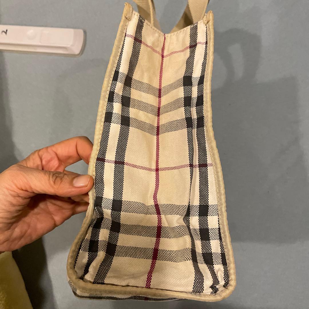 BURBERRY チェック柄 トートバッグ