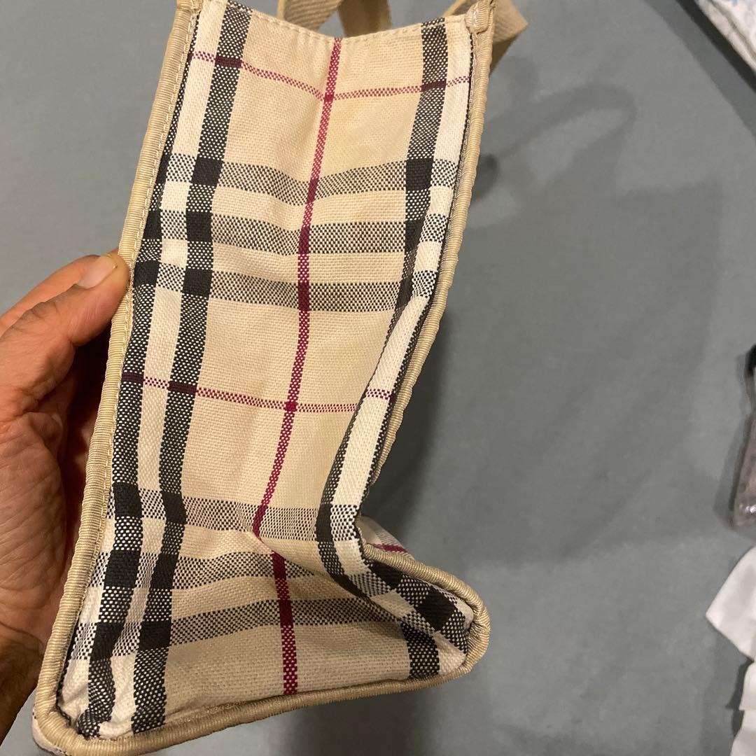 BURBERRY チェック柄 トートバッグ