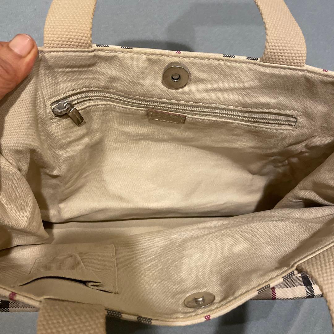 BURBERRY チェック柄 トートバッグ