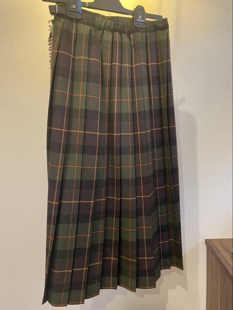 O'Neil of Dublin チェック柄プリーツスカート M デリーカナン
