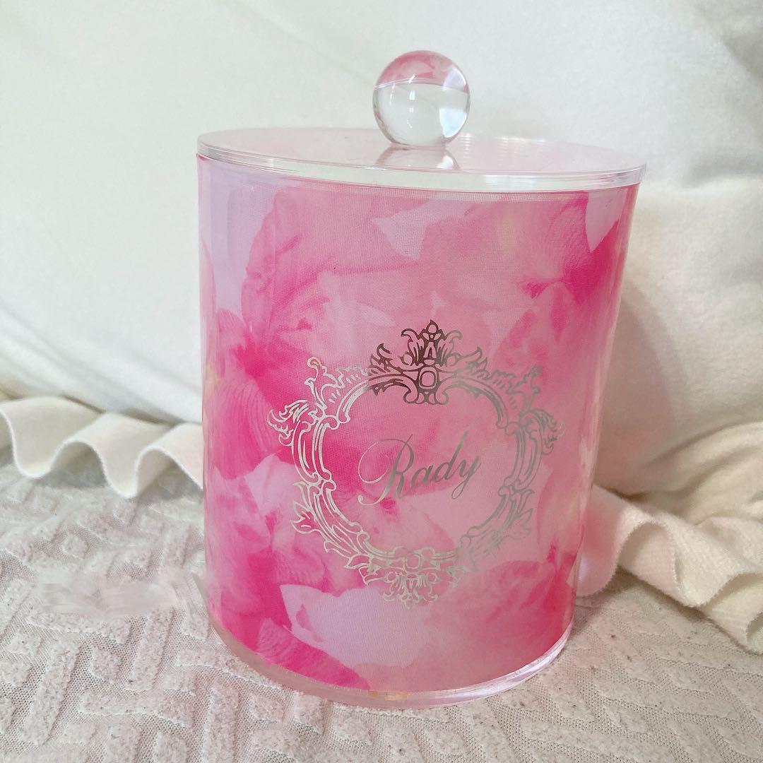 Rady コットンケース 小物入れ 綿棒入れ フラワー