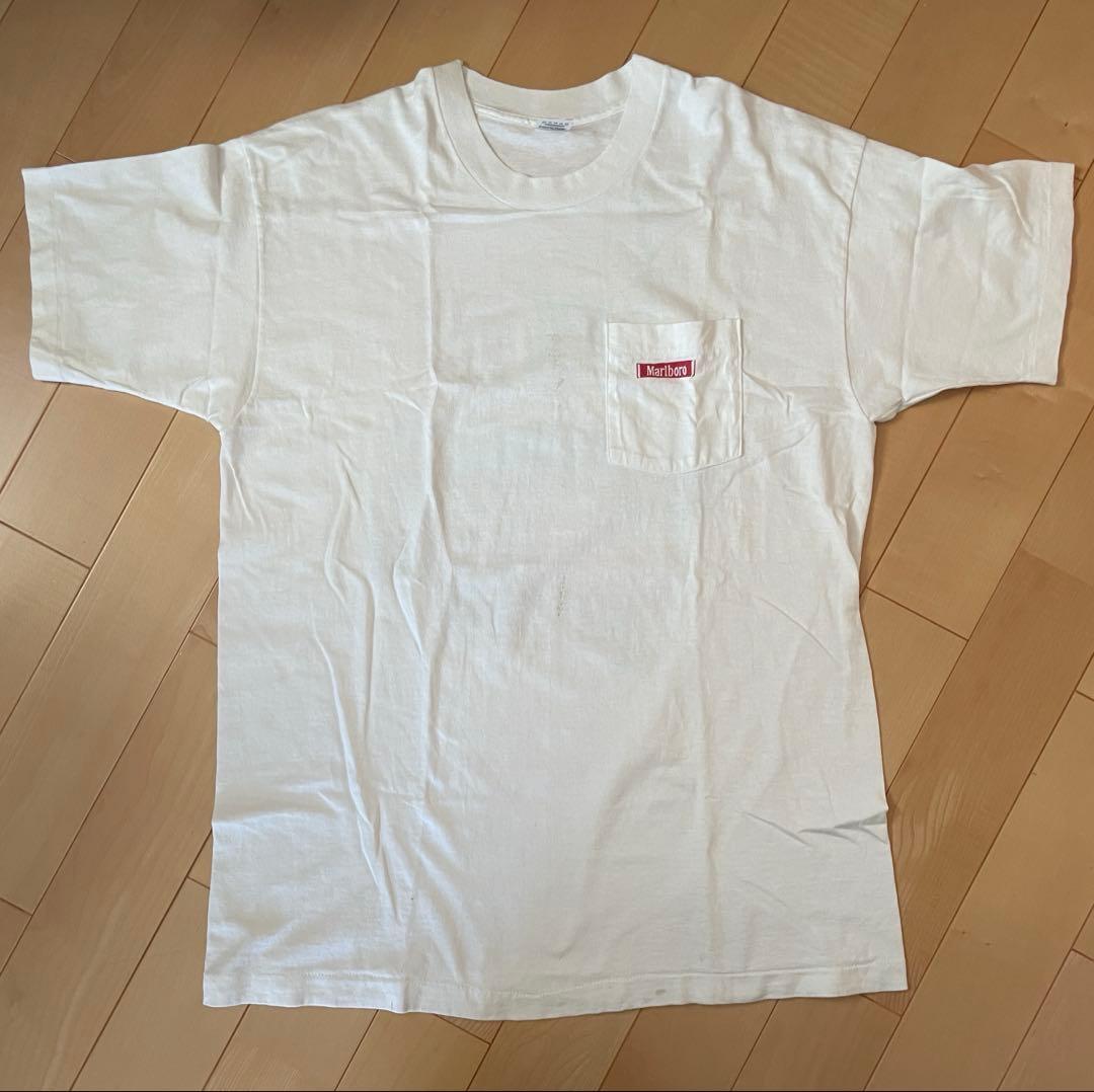 90's USA製 Marlboro 両面プリント　ポケットＴシャツsizeXL