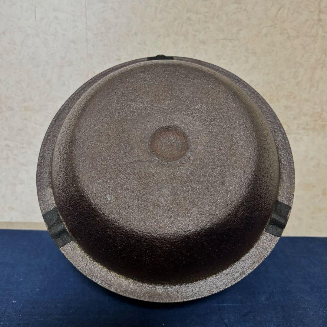 風炉 茶釜 電熱器 唐銅鬼面風炉釜 野々田電熱器 敷板 茶道具 お点前道具