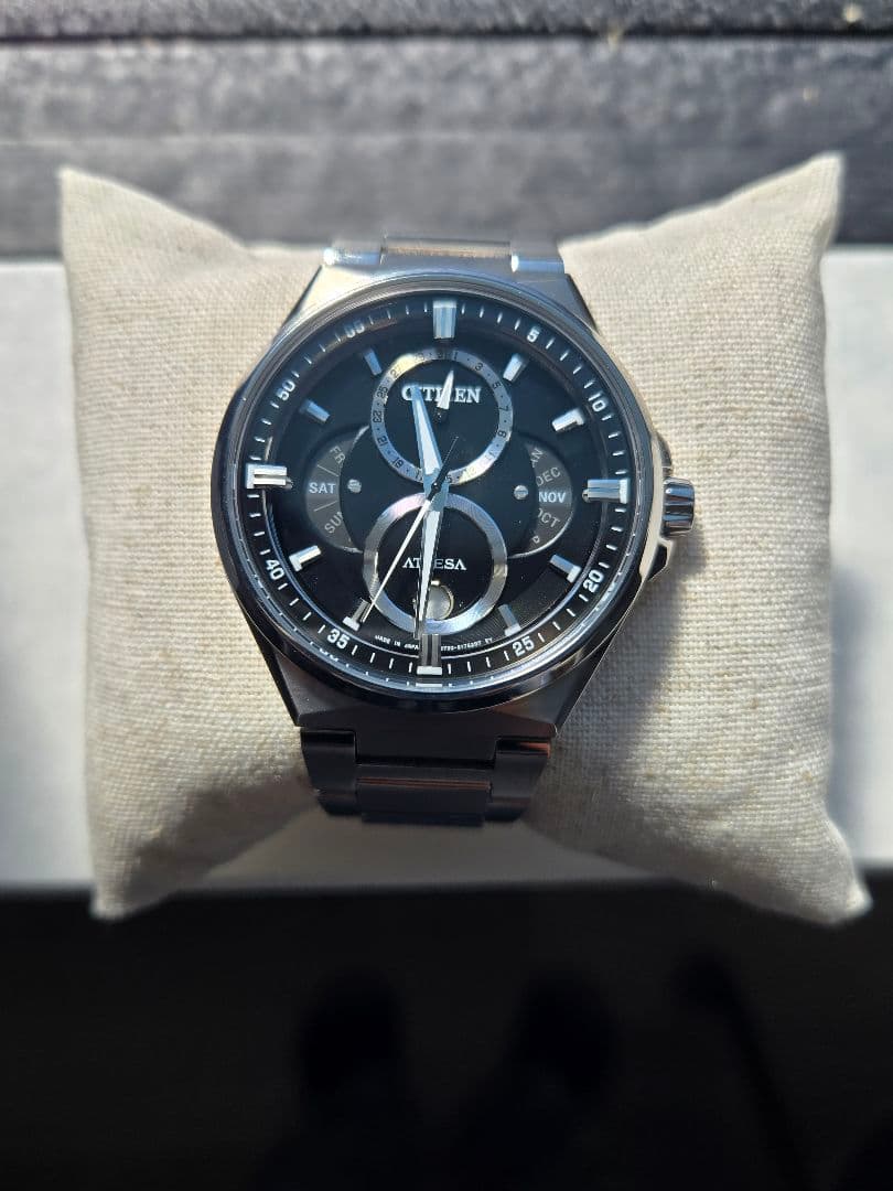 CITIZEN ATTESA BU0060-68Eトリプルカレンダームーンフェイ