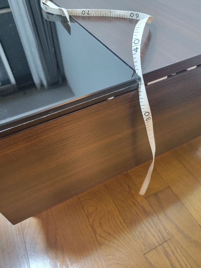 ダークブラウン 木製 センターテーブル 120cm