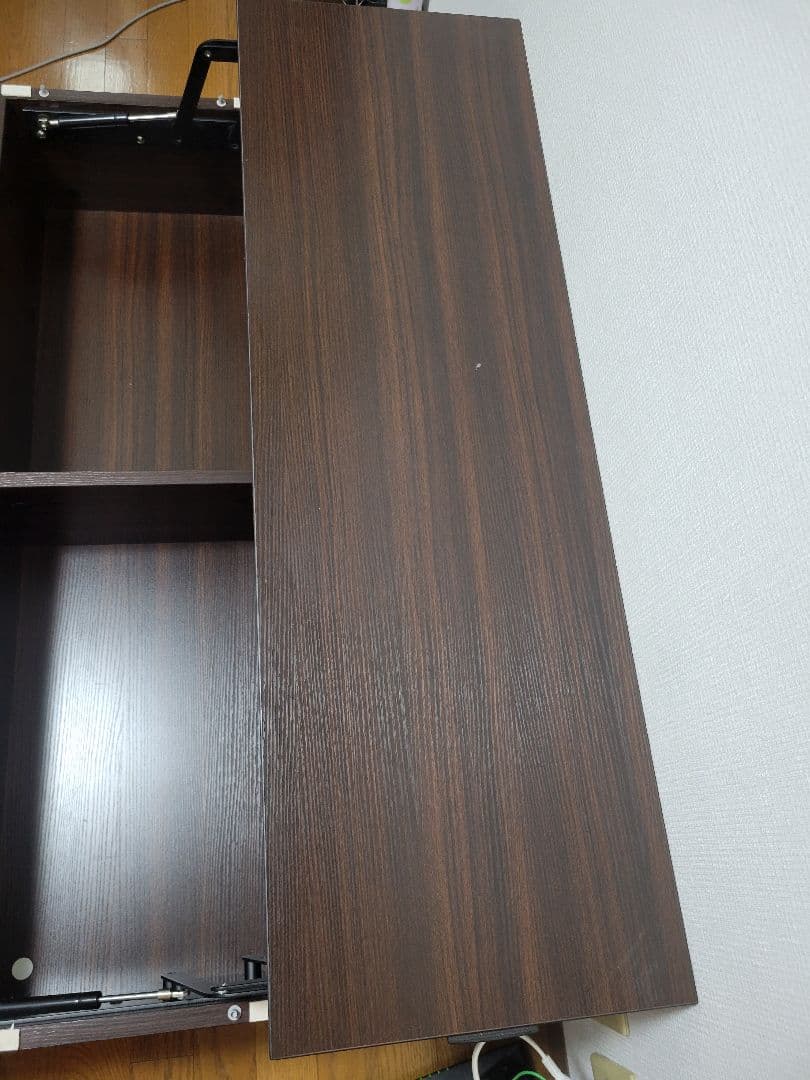 ダークブラウン 木製 センターテーブル 120cm