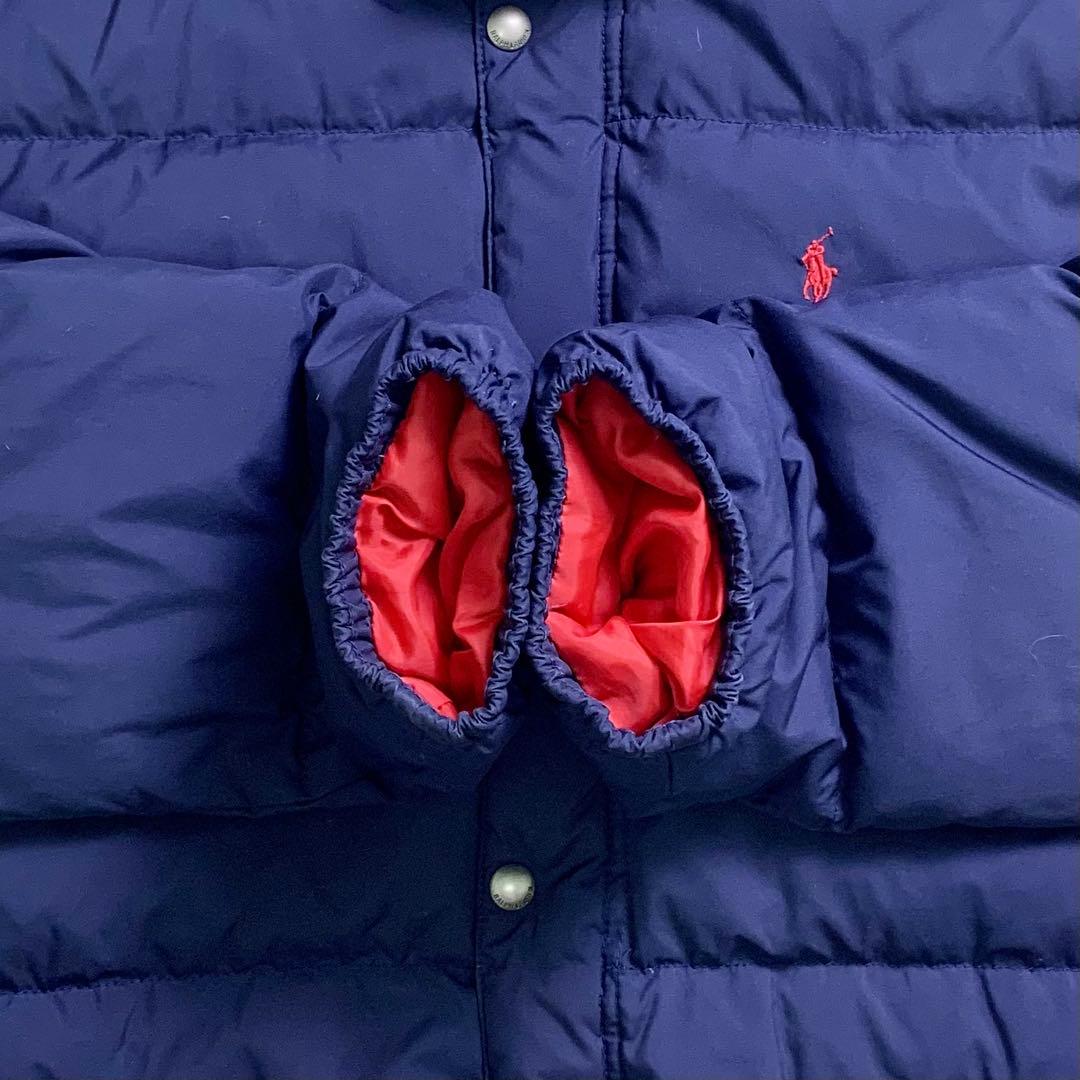POLO RALPH LAUREN ダウンジャケット　胸元ロゴ　2way　肉厚