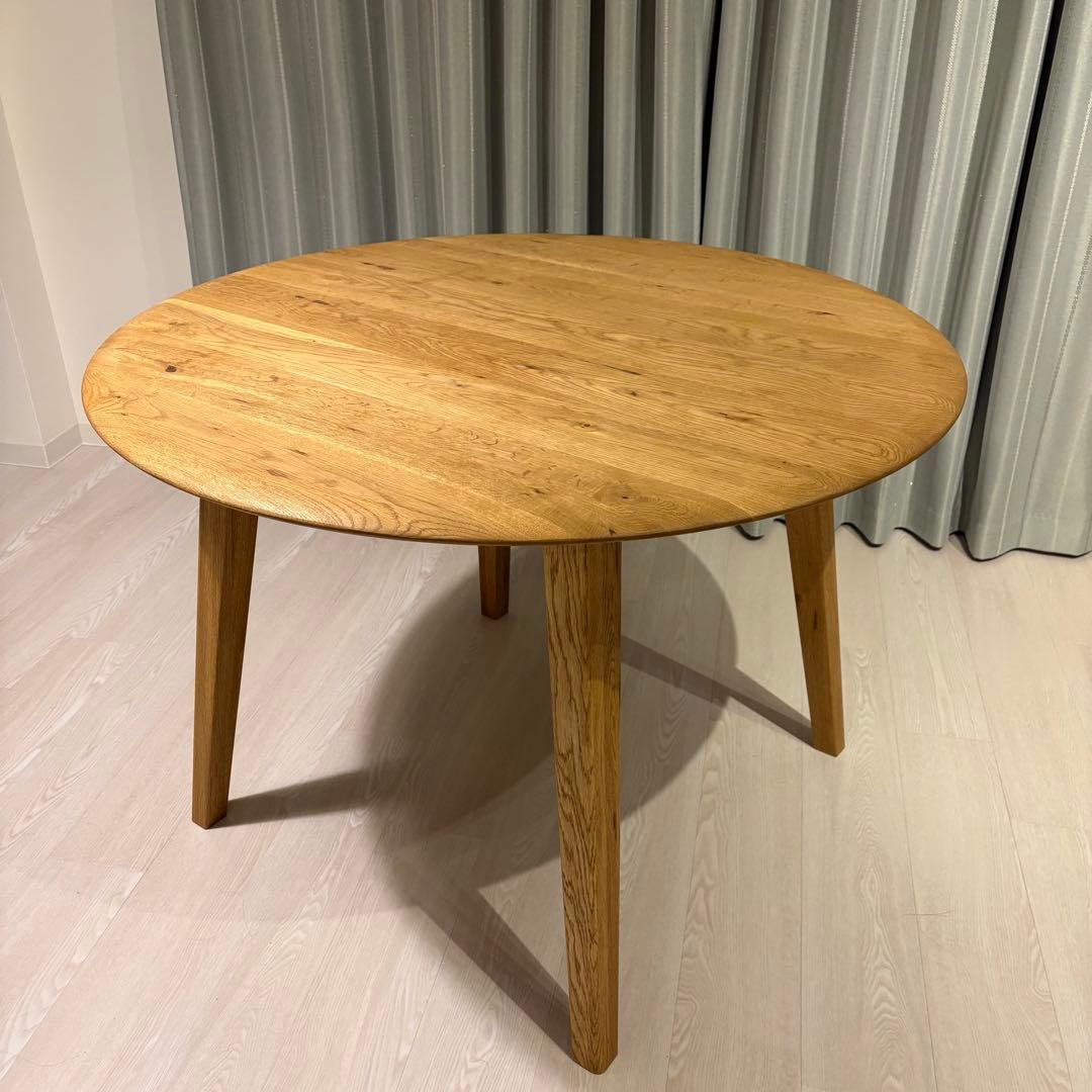 デッケ　オーク材　ダイニングテーブル