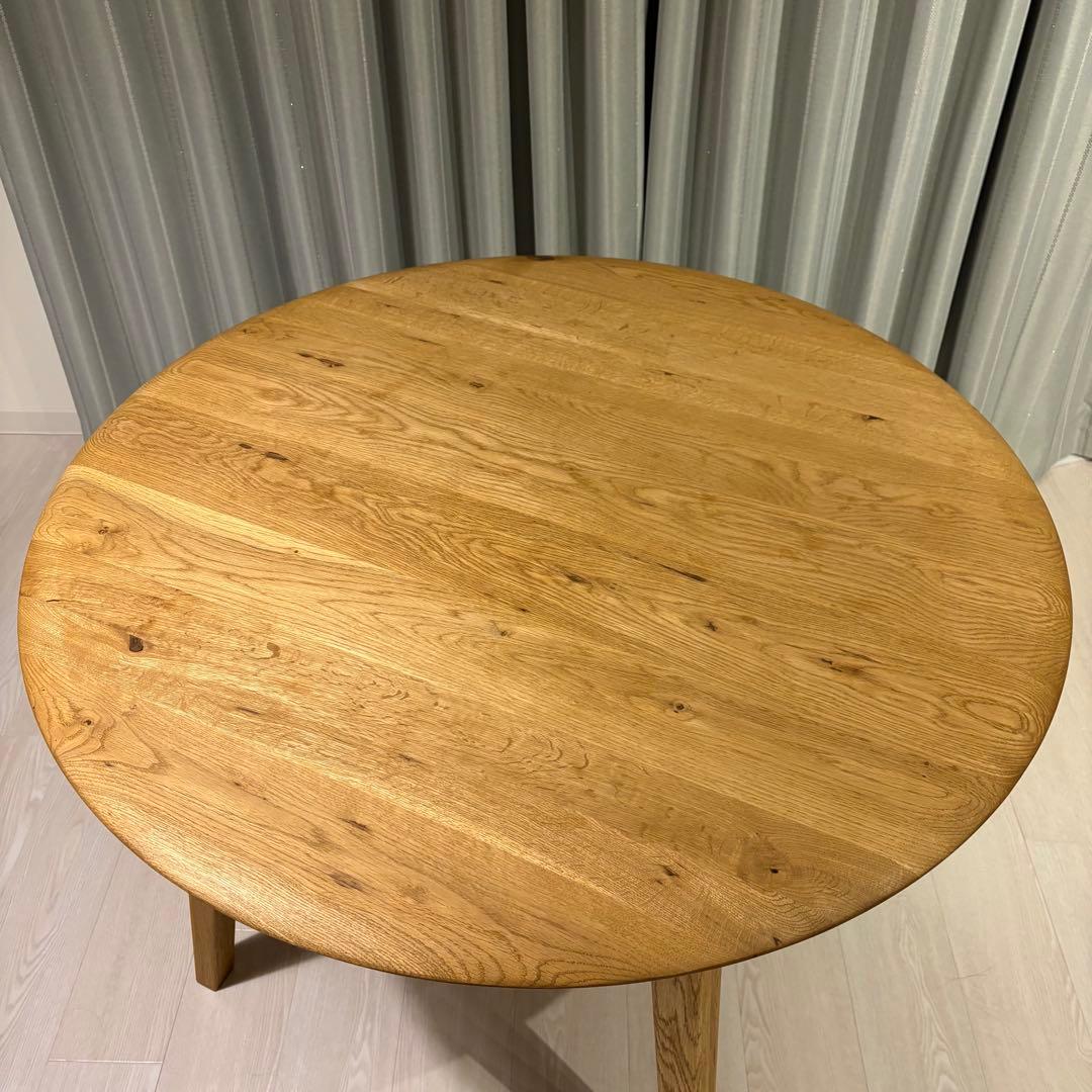 デッケ　オーク材　ダイニングテーブル