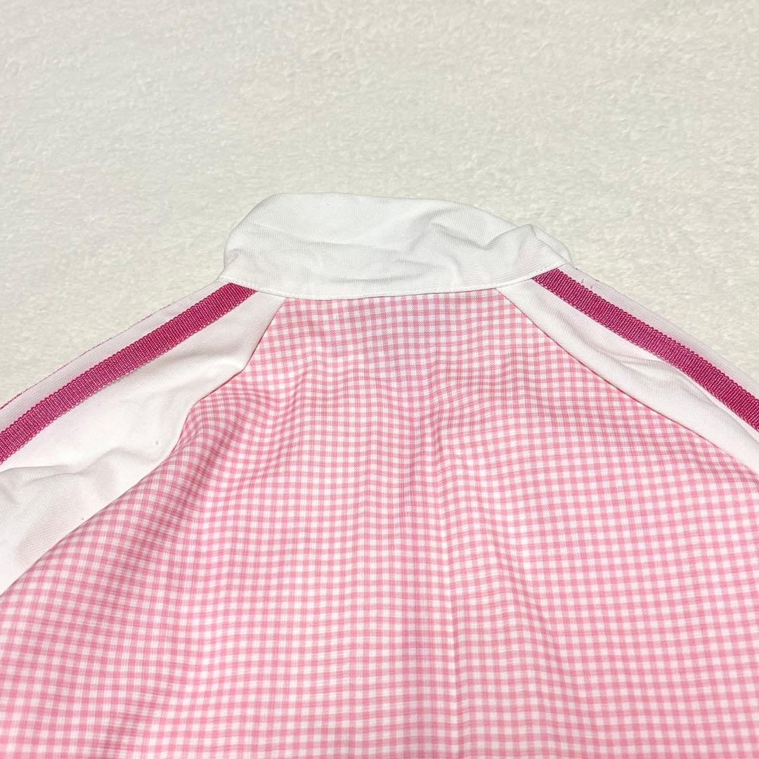 90s adidas アディダス　ジャンパーUV加工　ブルゾン　y2k 上下