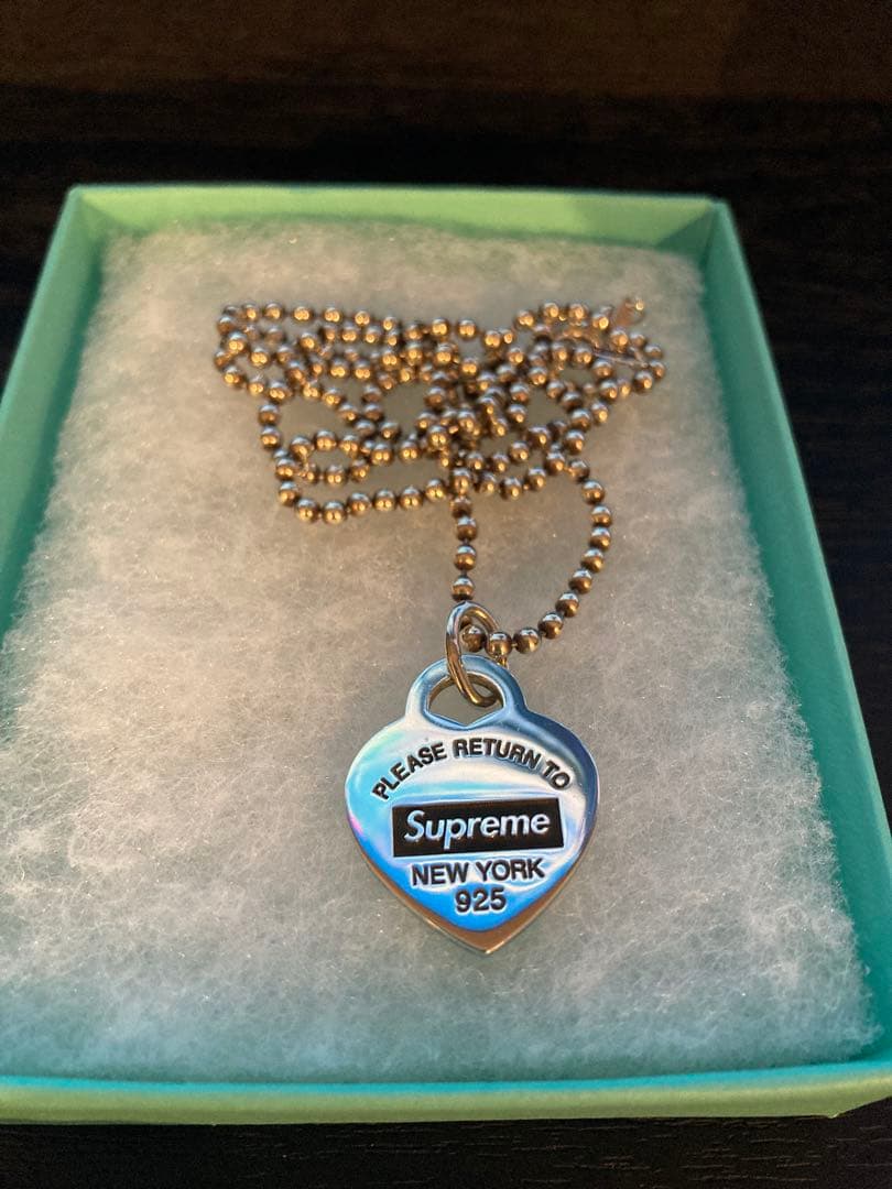 アクセサリー Supreme Tiffany & Co. Heart Tag Pendant