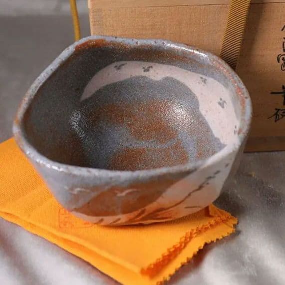 鼡志野 抹茶茶碗 林英仁 鼠志野 美濃焼