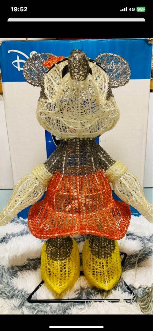 Disney ミニーマウス ライト装飾 約63cm クリスマス