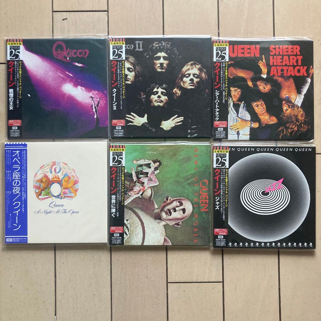 Queen 紙ジャケ　CD 6 枚セット