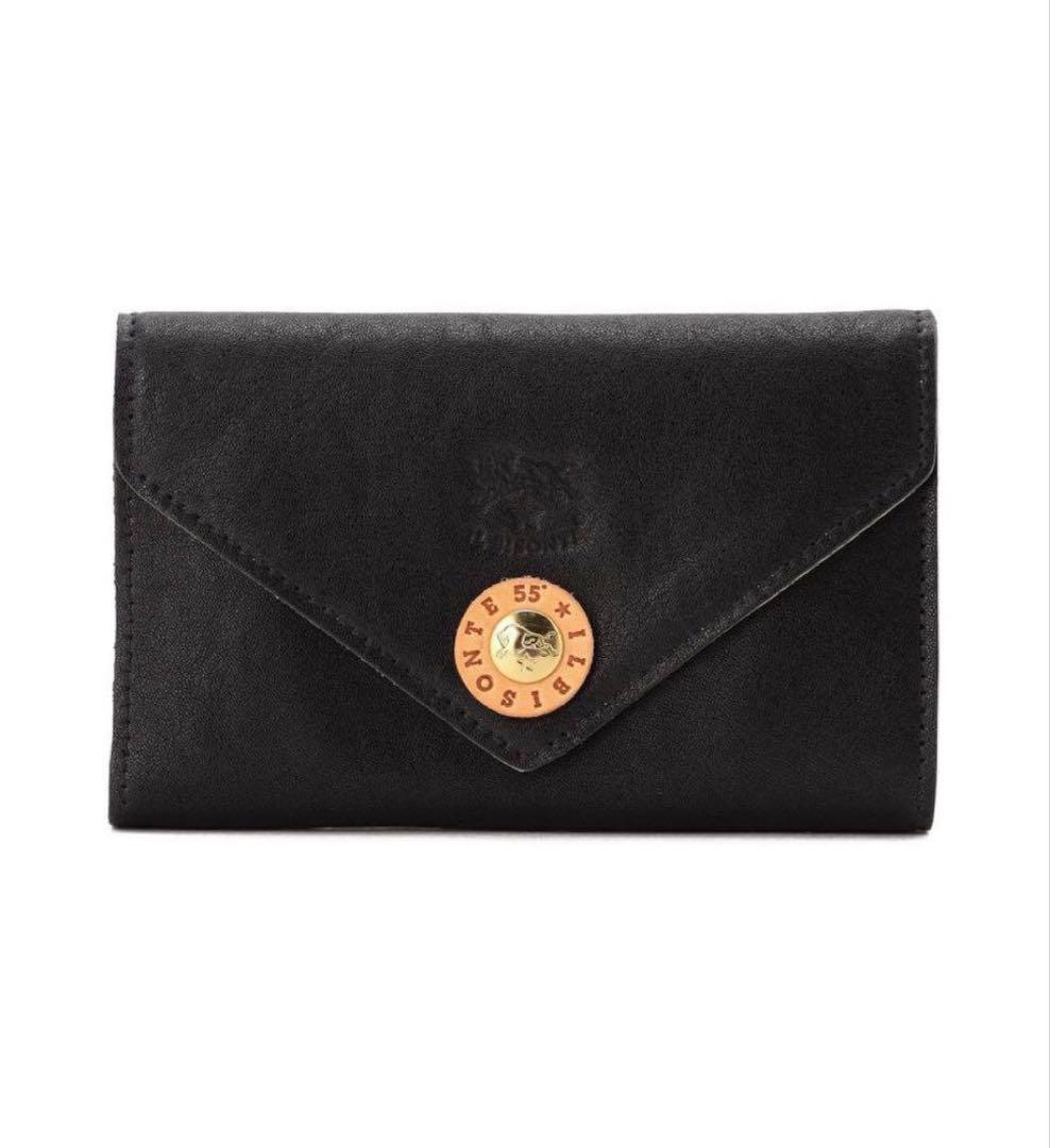 イルビゾンテミディアムウォレット ブラック