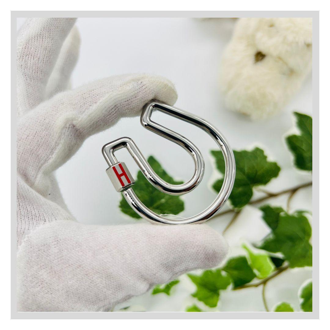 HERMES エルメス フェール　ア　シュヴァル キーリング シルバー メタル