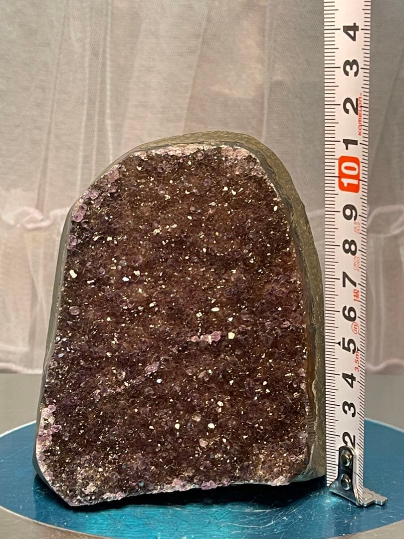 綺麗❣️天然石　水晶　原石　クラスター　レッド系　1042g 大きい