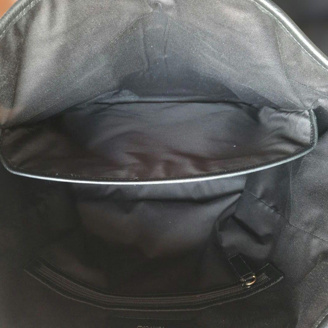 s*i様 トムフォード　黒レザー トートバッグ ゴールド金具