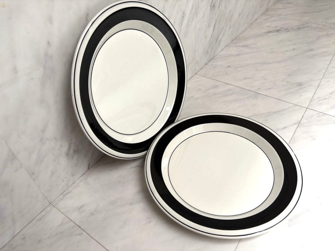 アラビア ファエンツァ 26cmディナープレート ペア①レア