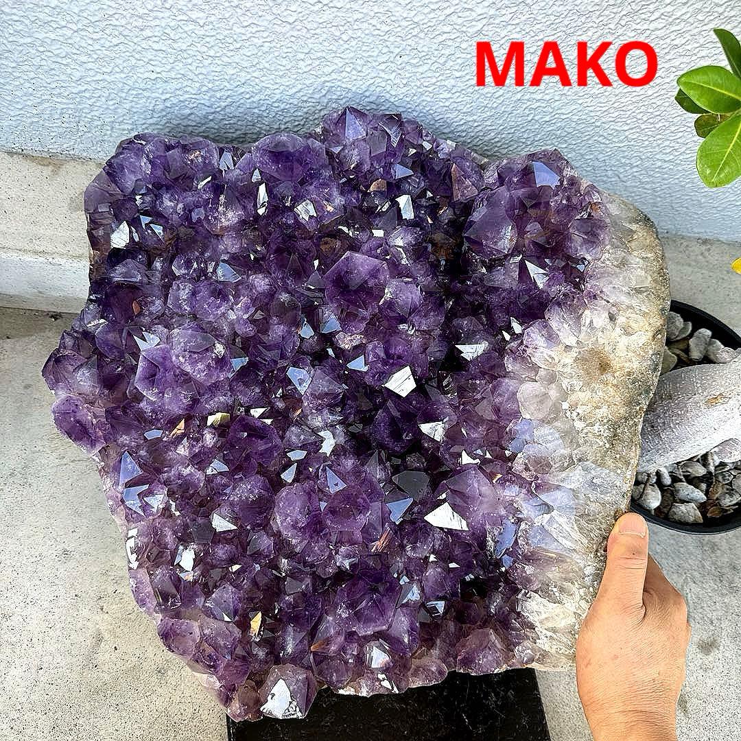 M1615☆アメジストクラスター27.6Kg☆天然石　原石