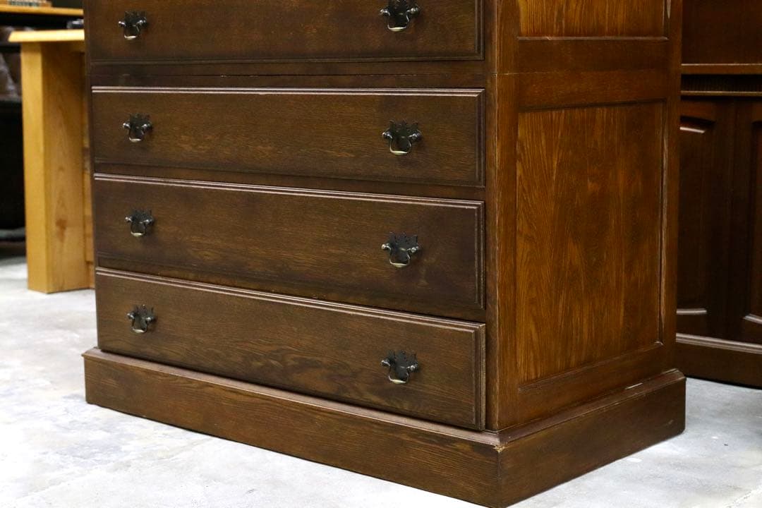 GMHF71○えぞ民芸家具 蝦夷民芸家具 EZO ハイチェスト 整理箪笥 収納家