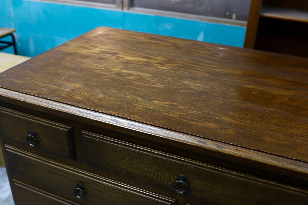 GMHF71○えぞ民芸家具 蝦夷民芸家具 EZO ハイチェスト 整理箪笥 収納家