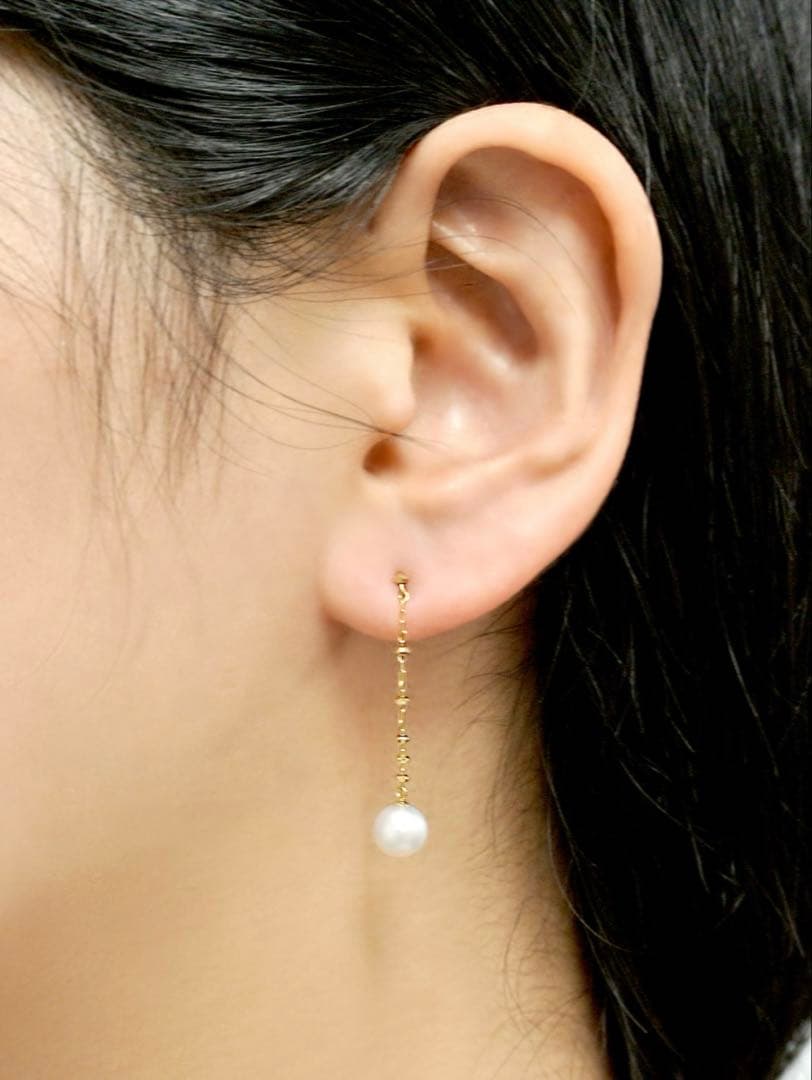ヴァンドーム青山　ロングパールピアス
