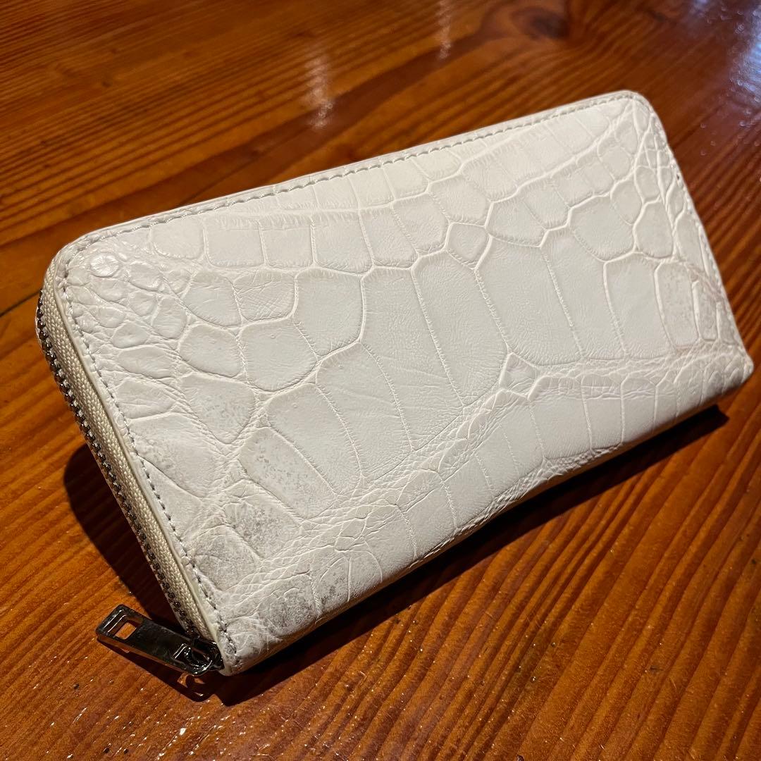 ★限定セール【新品・未使用】ヒマラヤクロコダイル 長財布 シャムワニ