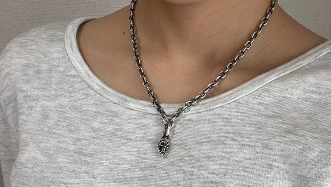 Gabor Quarter Skull&6Chain ネックレス