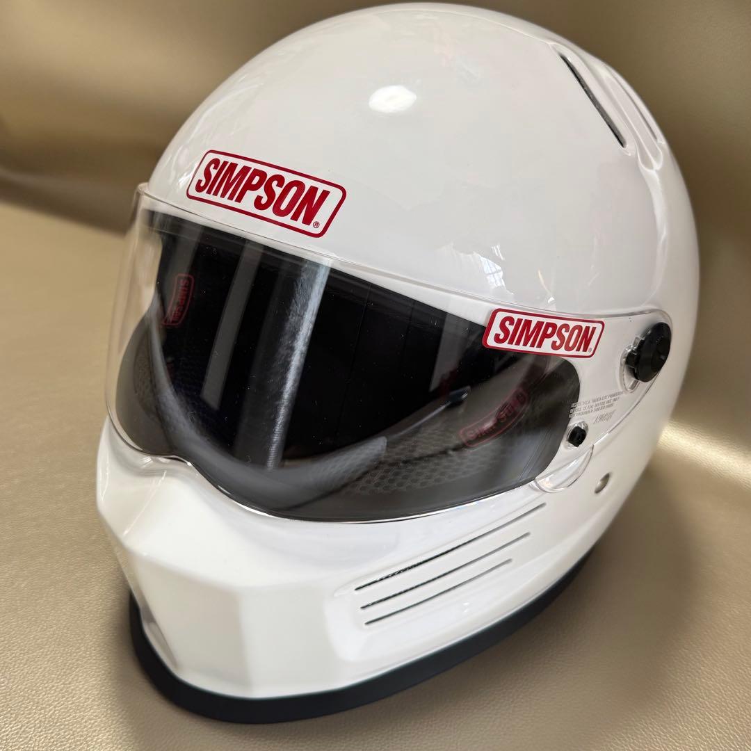 SIMPSON BANDIT Pro ホワイト　XL 61㎝