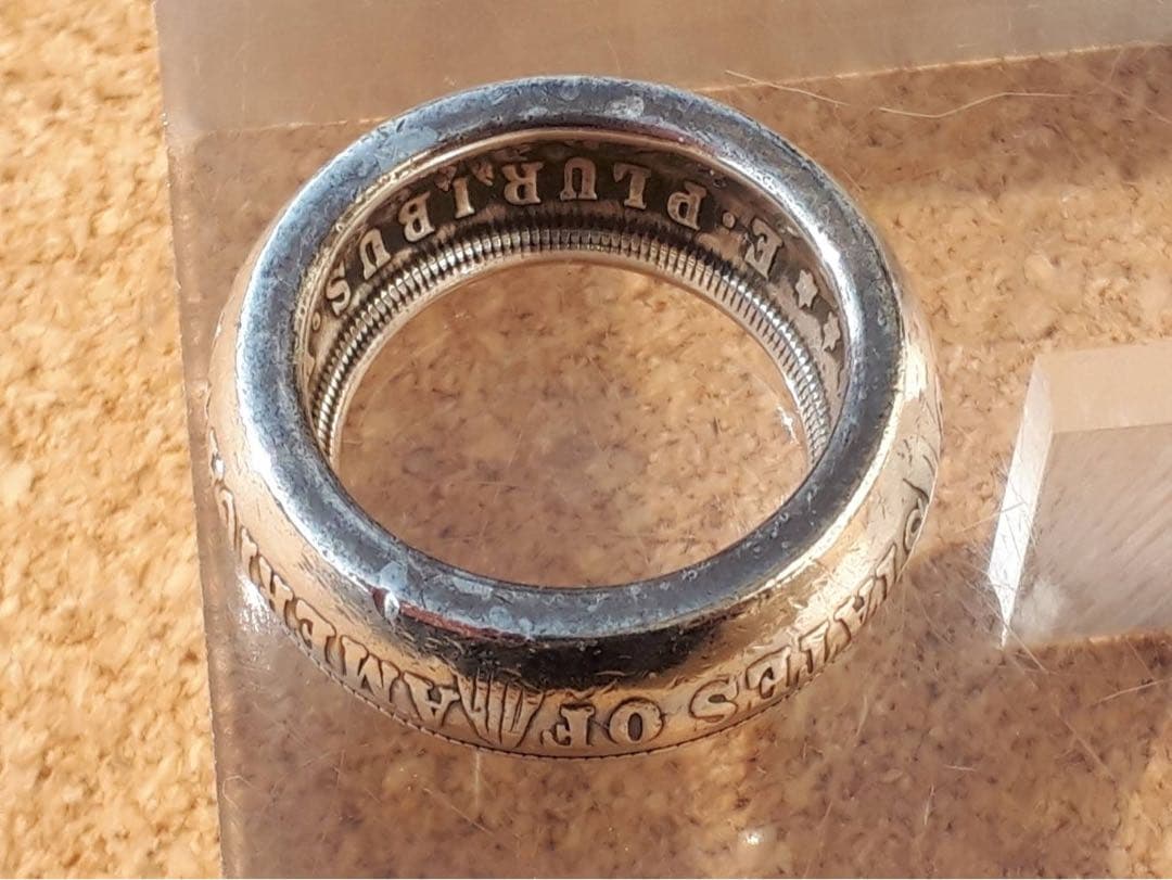 最終※希少 ノースワークス 1ドル モーガン 肉厚 リング 指輪 10号