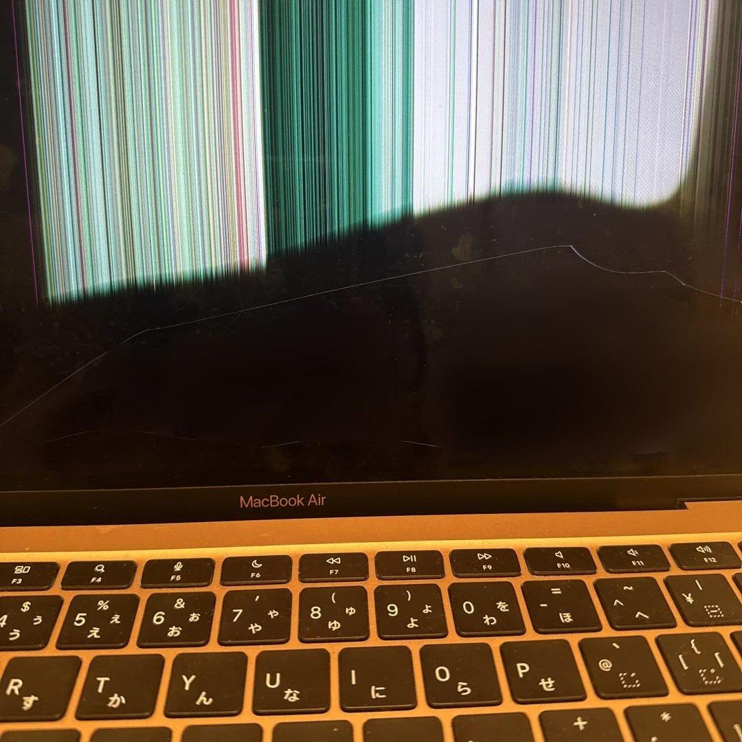 MacBook Air 13インチ　ローズゴールド　2020 画面損傷あり