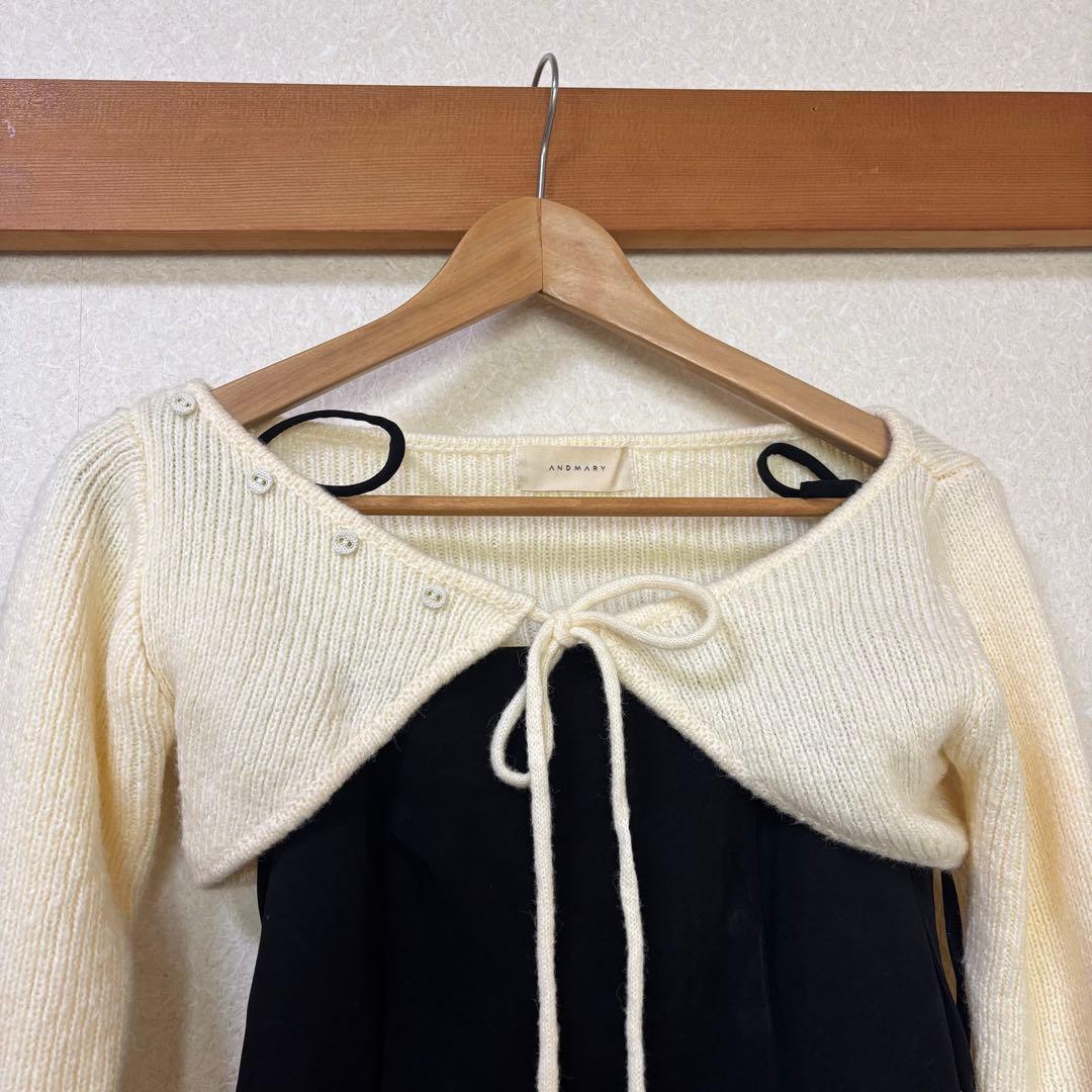 andmary Lamia knit set mini dress⚠️1/27まで