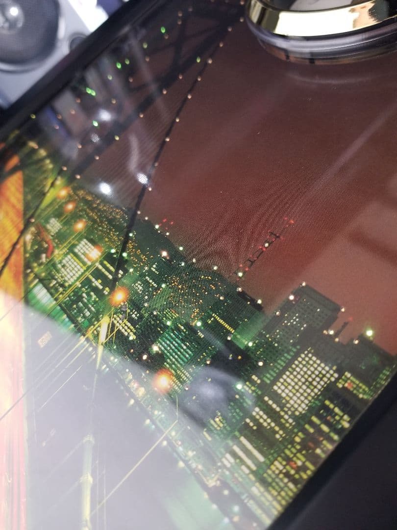 1988年　アートモダン　アーバン　スペースエイジ　ファイバー　クロック　ライト