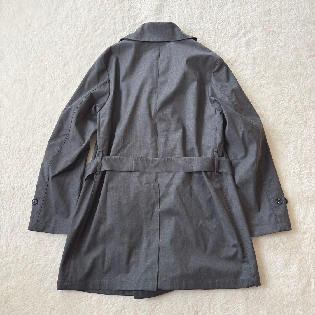 美品　マッキントッシュ　ロロピアーナ トレンチコート　ベルテッド　グレー　40