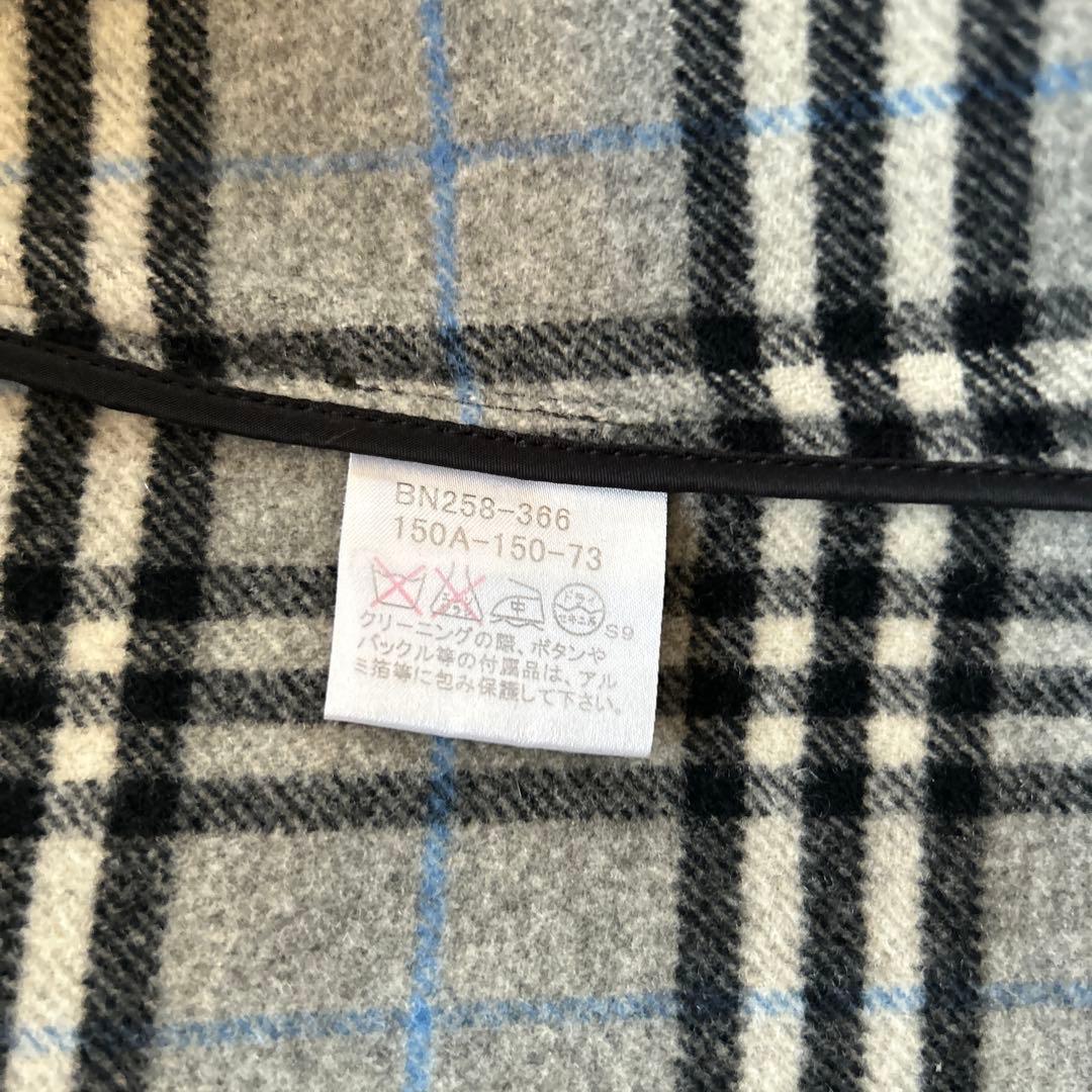 Burberry ダッフルコート 150A ダークグレーウール90%