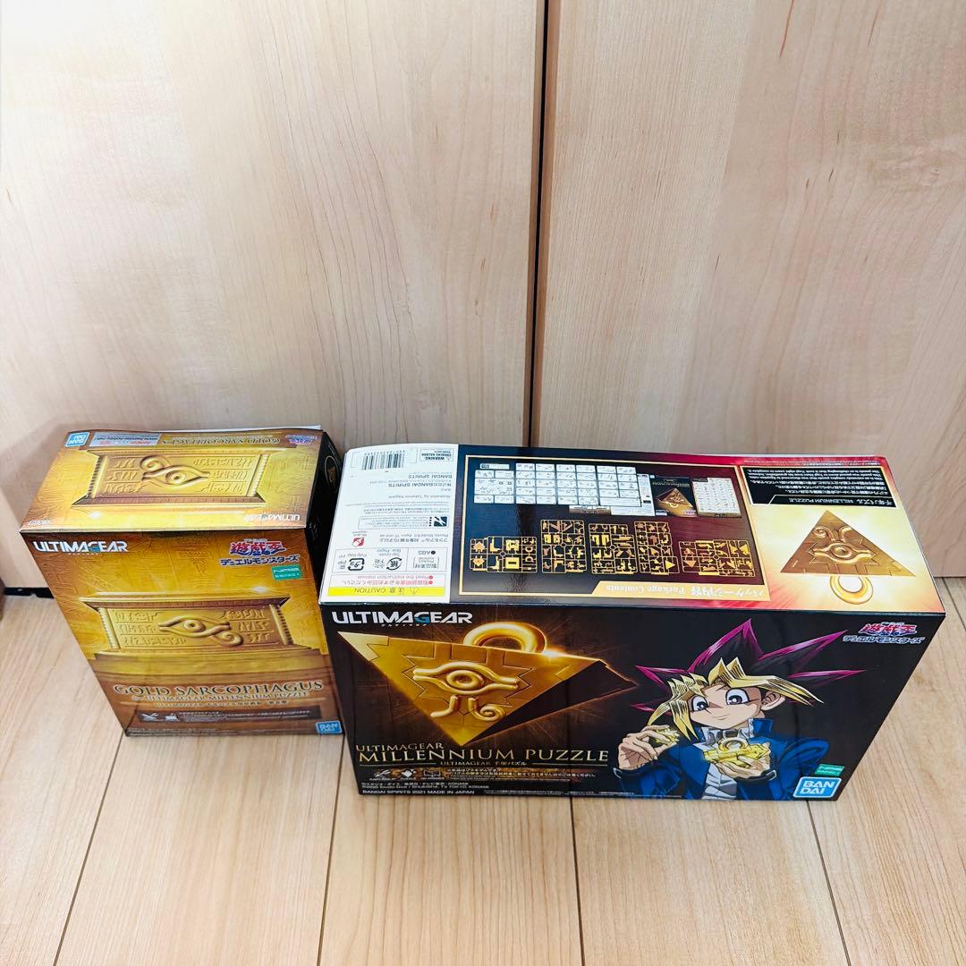 【新品未開封】遊戯王 千年パズルと黄金櫃 セット プラモデル
