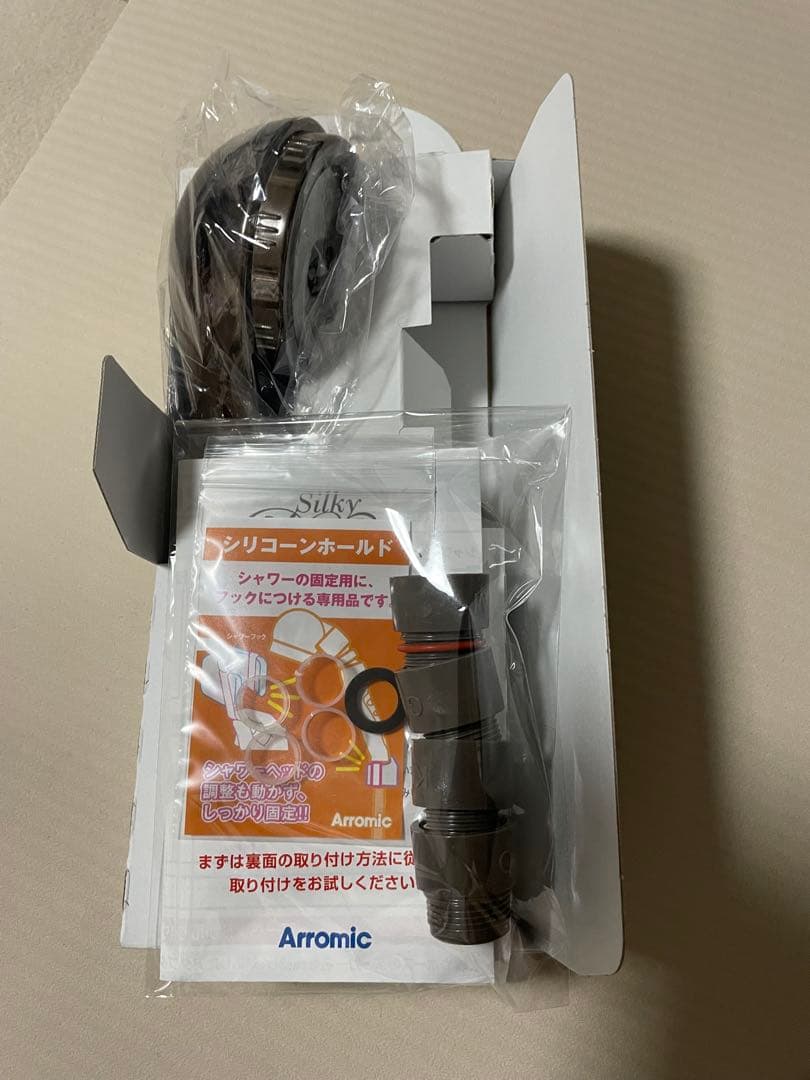 アラミック シルキーナノバブルシャワーヘッドスパ　グロスシルバーJSNB3-GS