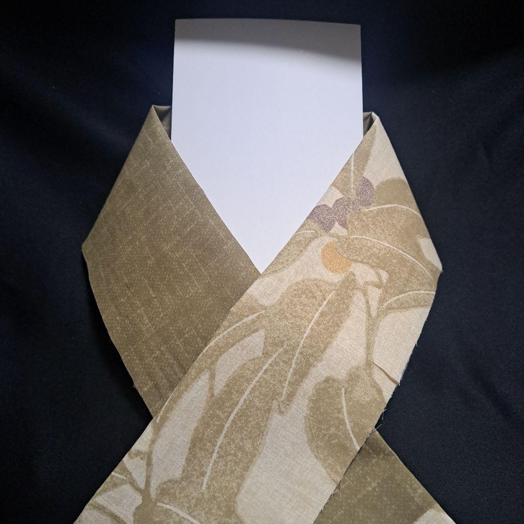 半襟　半衿　ハンドメイド　果実　生地　仕付けしやすい芯付き