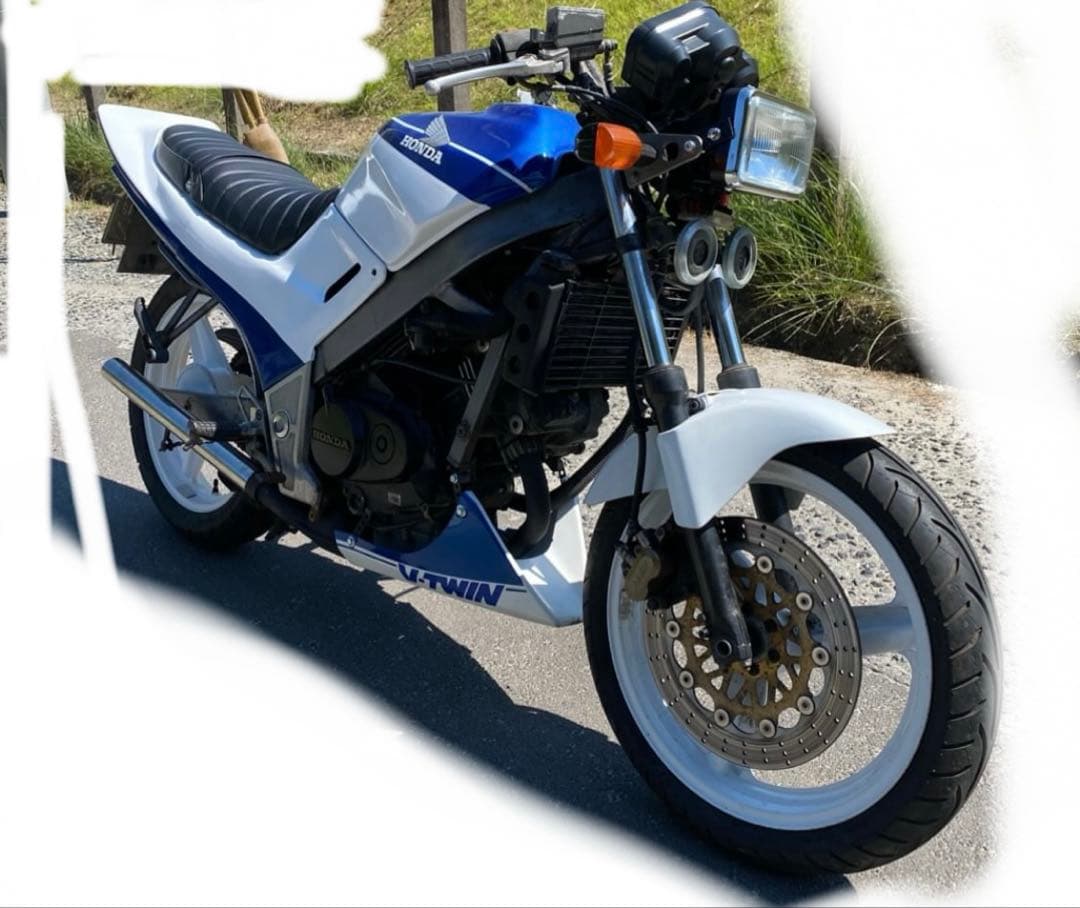 V-TWIN カウル 青/白　　vtz vt250z vtr vt