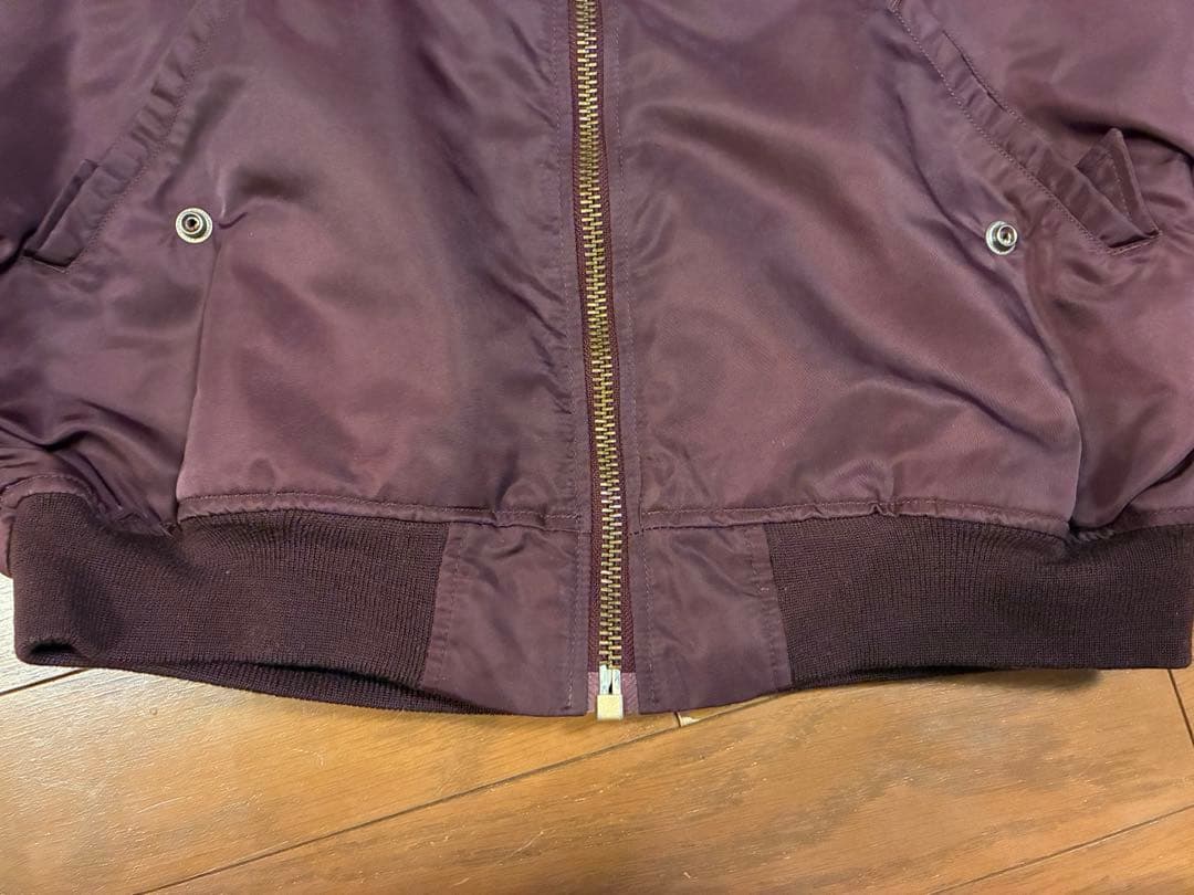 Harley-Davidson　MA-1　ボルドー　ヴィンテージ　バックロゴ