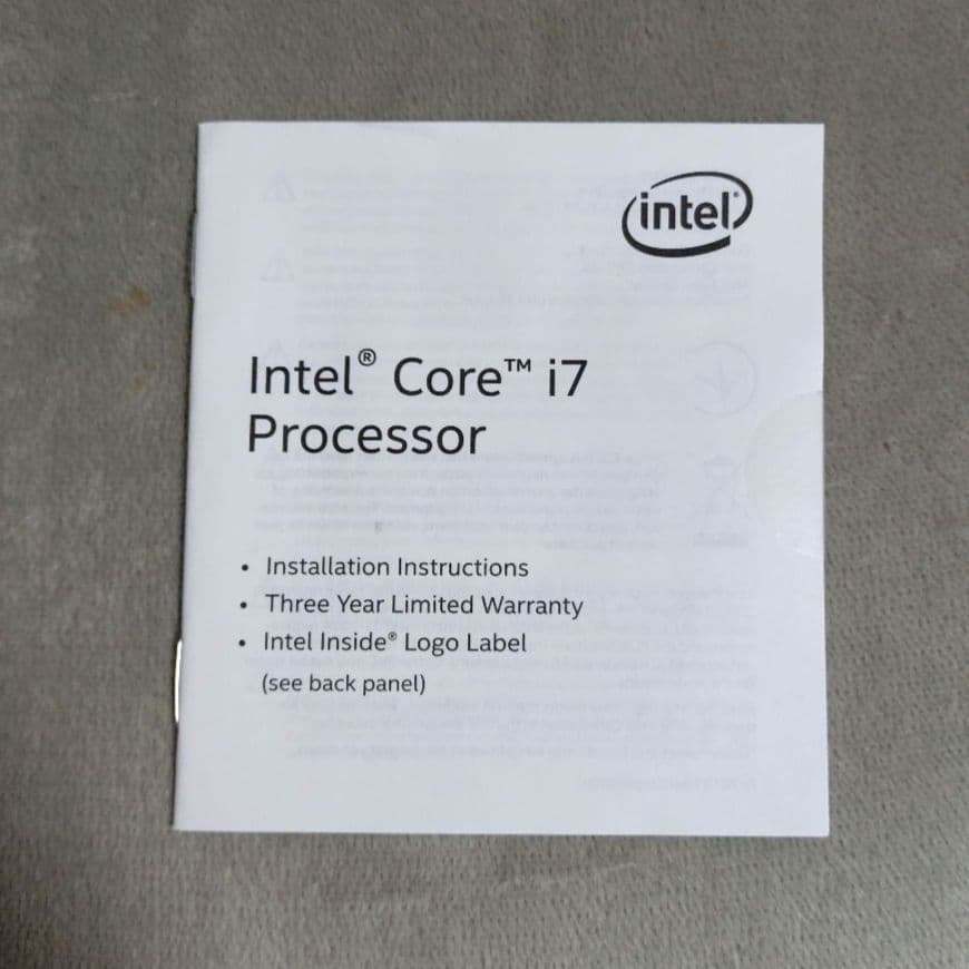 CPU Intel Core i7-9700K CPU LGA1151