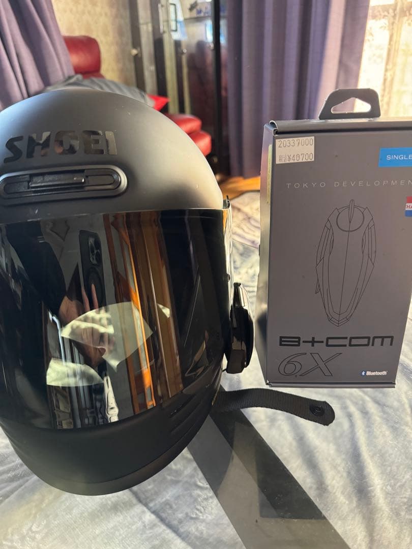 SHOEI Glamster フルフェイスヘルメットビーコムsb6xシングルつき