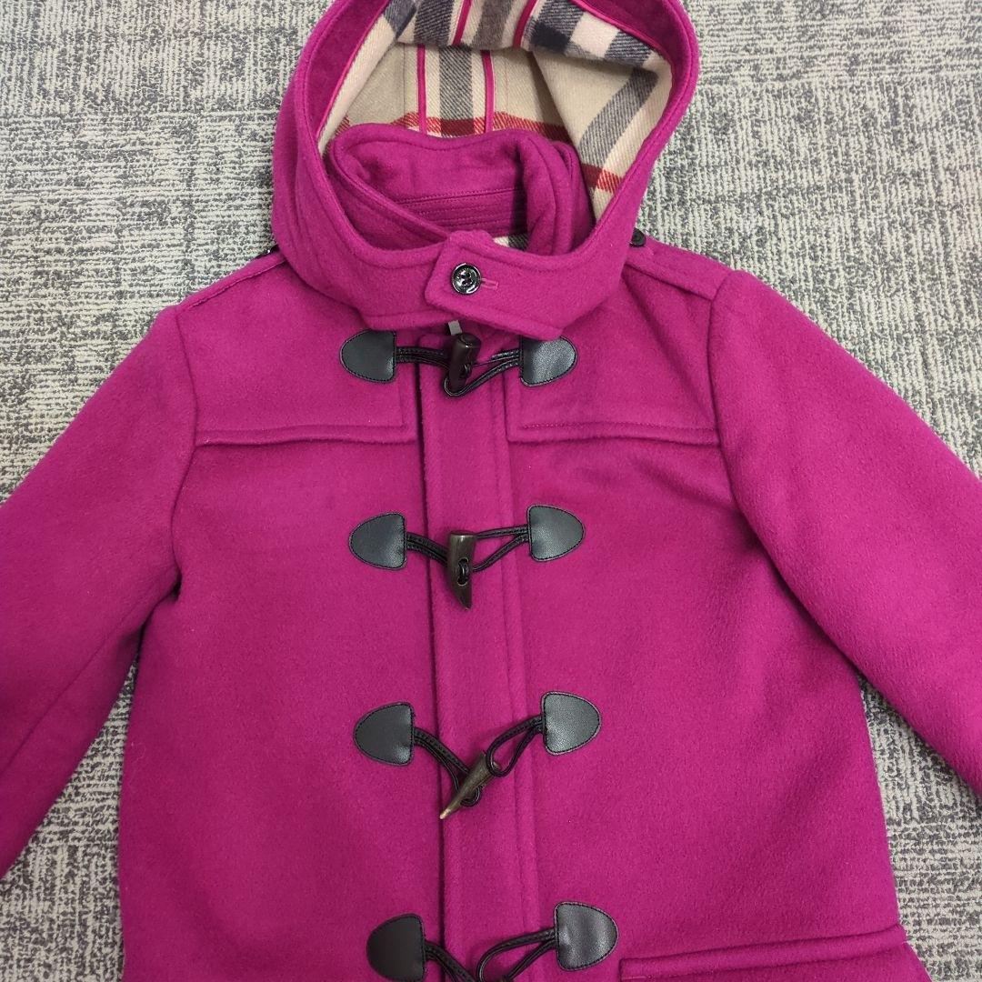 希少/美品 ピンク/BURBERRY children/ダッフルコート 12Y